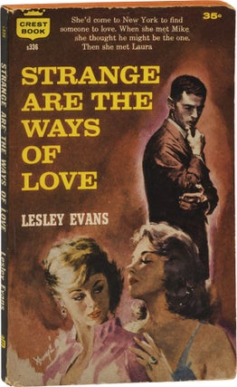 Book #159278] Strange are the Ways of Love (First Edition). Lawrence Block, Lesley Evans, Barye...
