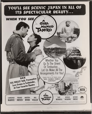 Book #159310] A Girl Named Tamiko (Collection of five original photographs from the 1962 film)....
