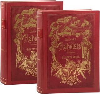 Book #159315] Oeuvres de Rabelais (First Edition, two volumes). François Rabelais, Gustave...