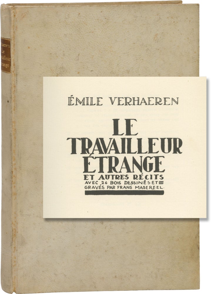Book #159325] Le Travailleur étrange (First Edition, one of 512 numbered copies). Émile...