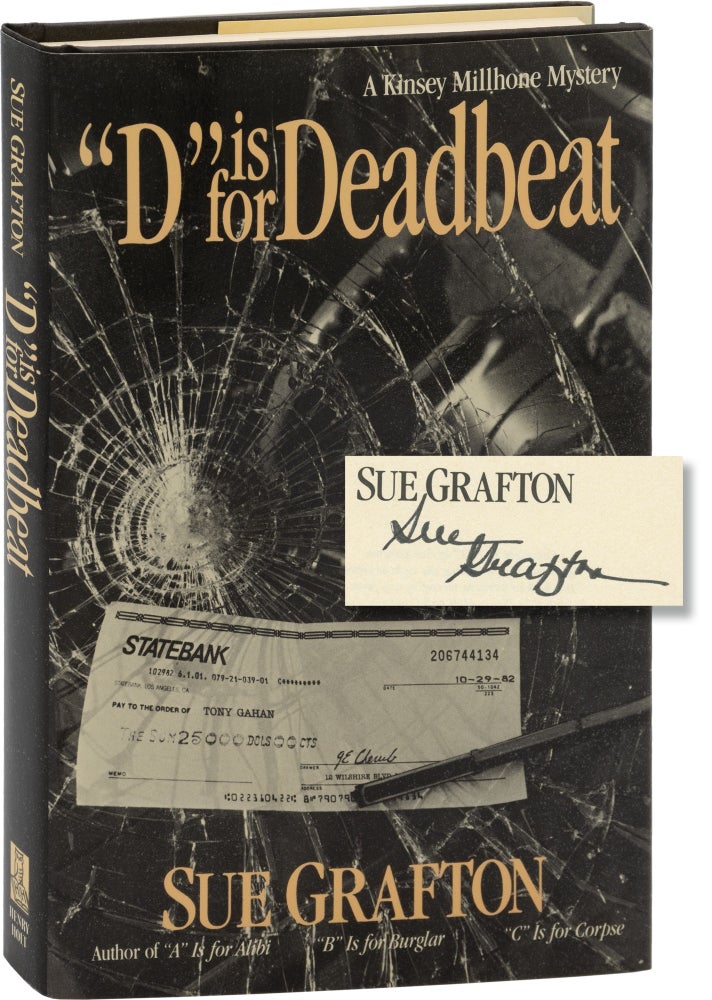 Book #159360] D is for Deadbeat (First Edition, inscribed). Sue Grafton