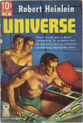 Book #159438] Universe (First Edition). Robert Heinlein, Robert Stanley, cover art