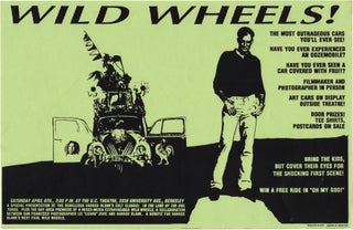 Book #159506] Wild Wheels (Original flyer for a 1989 benefit to raise funds for the 1992...
