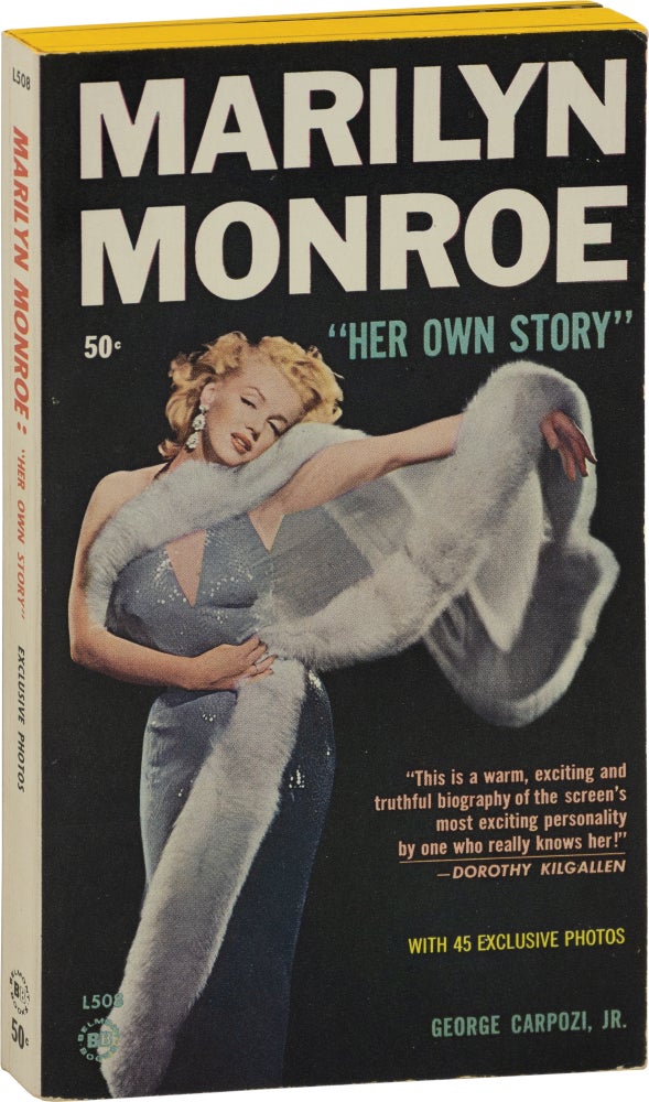 Book #159567] Marilyn Monroe: Her Own Story (First Edition). Marilyn Monroe, George Carpozi Jr