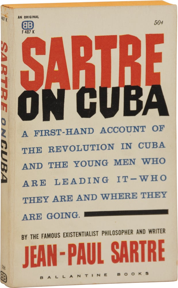 Book #159571] Sartre on Cuba (First Edition). Jean-Paul Sartre