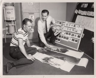 Book #159634] Peter Pan (Original photograph of Wilfred Jackson and Ted Sears working on...