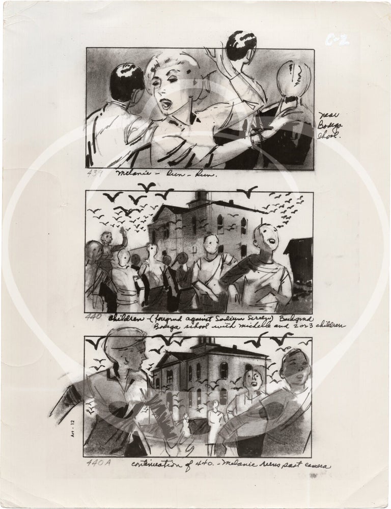 Collection of 15 original photographs of production designs used during the 1978 exhibition, "Designed for Film: The Hollywood Art Director," at the Museum of Modern Art
