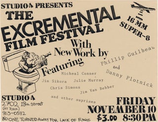 Book #159666] Studio 4 Presents The Excremental Film Festival (Original flyer for the 1989 film...