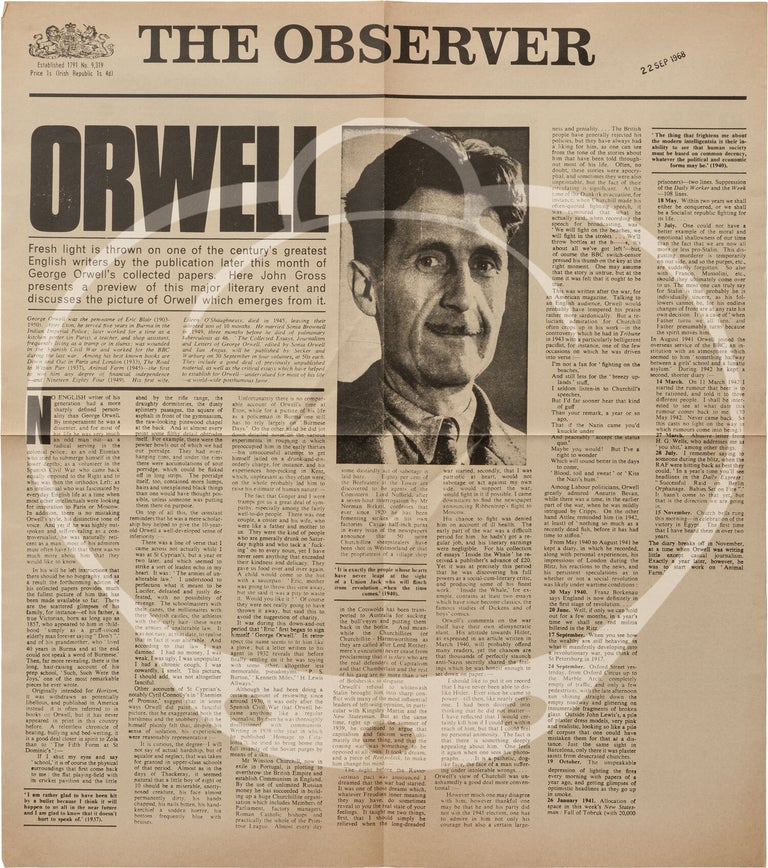 The Times Authors, No. 2: George Orwell