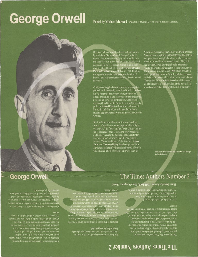 The Times Authors, No. 2: George Orwell