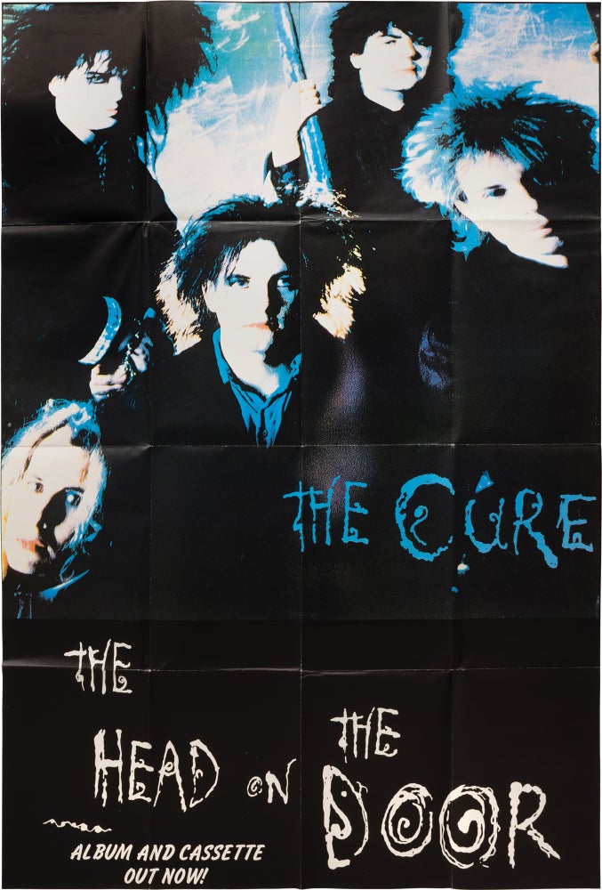 Book #159775] The Head on the Door (Original UK record store poster for the 1985 album). The Cure
