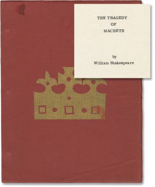 Book #159778] [The Tragedy of] Macbeth (Original screenplay for the 1971 film). William...