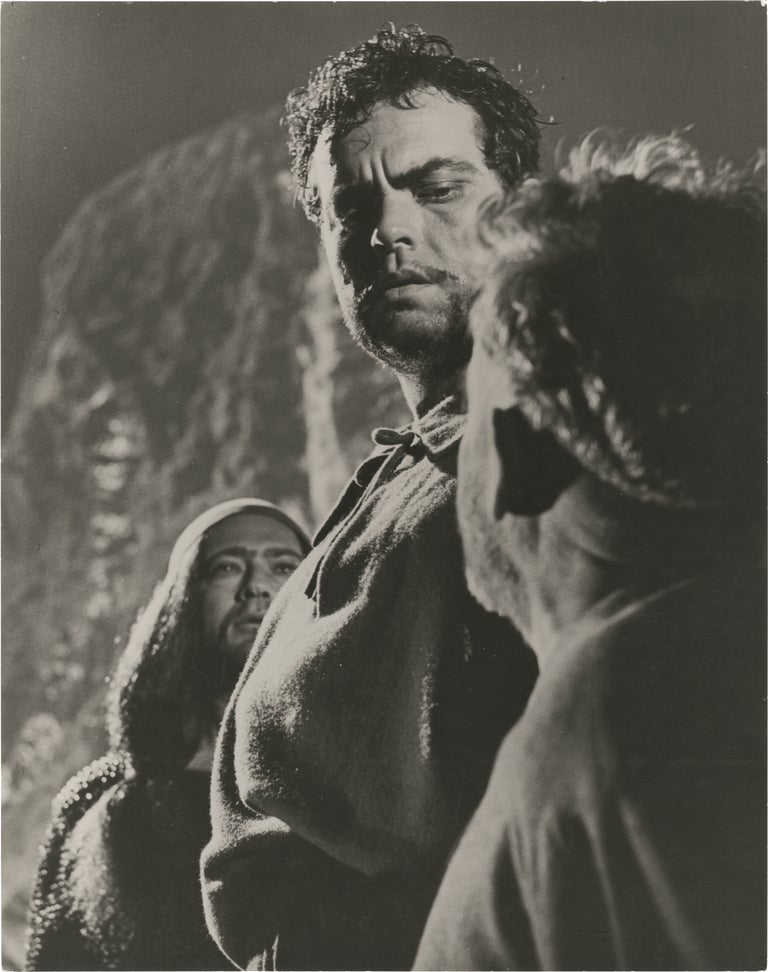 Book #159860] Macbeth (Two original oversize photographs from the 1948 film). Orson Welles,...