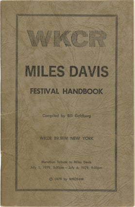 Book #159877] WKCR Miles Davis Festival Handbook (Original program for the 125-hour festival...