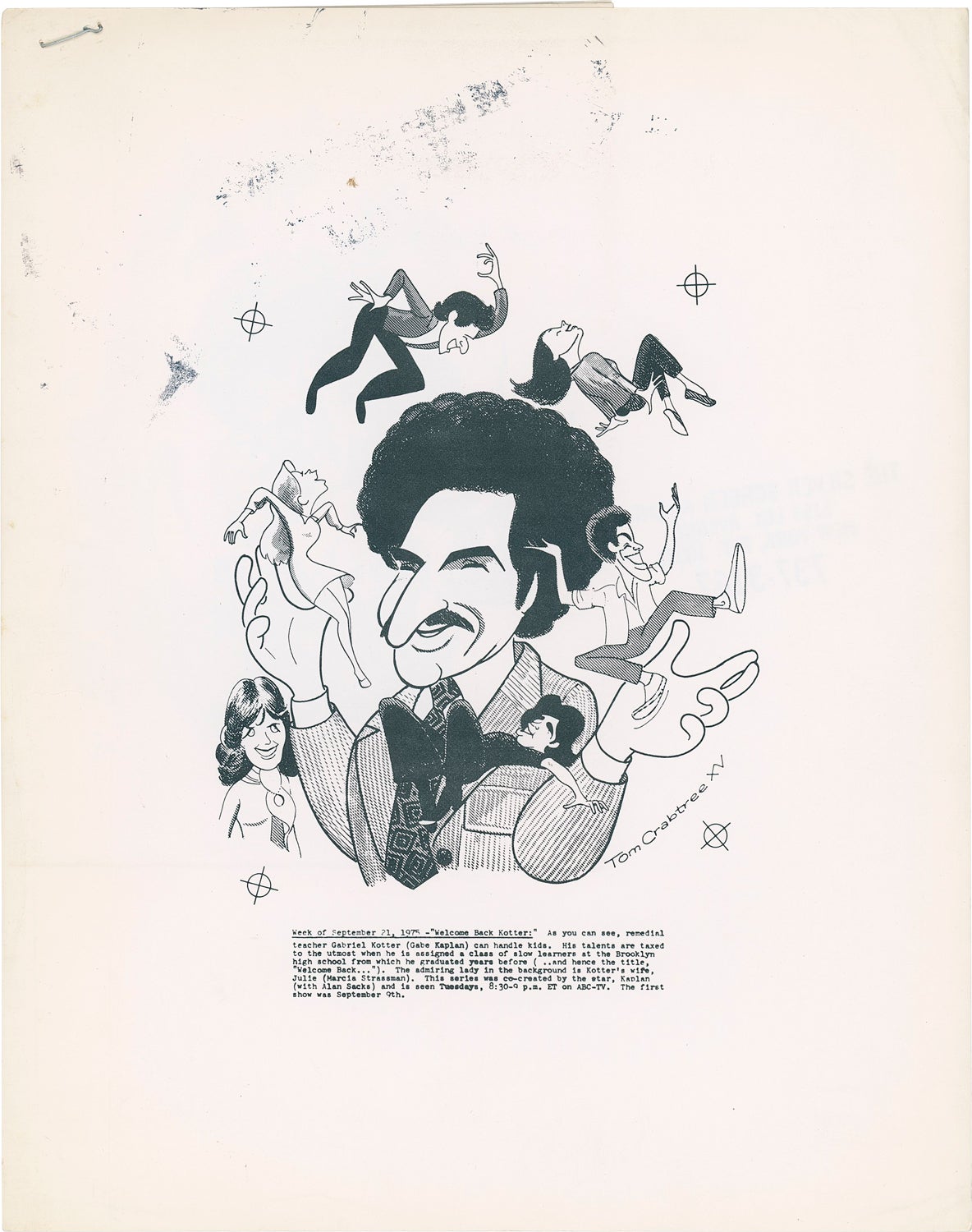 Welcome Back, Kotter | Tom Crabtree, Gabe Kaplan, Alan Sacks, Artist ...