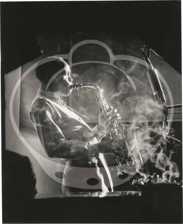 Two original oversize photographs of Sonny Stitt by photographer Herman Leonard, 1953