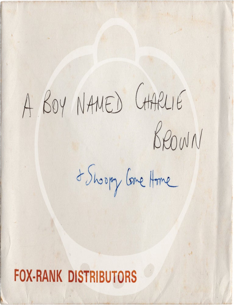 Five original negatives from "A Boy Named Charlie Brown" (1969) and "Snoopy Come Home"
