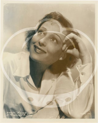 Four original photographs of Luise Rainer, circa 1940s