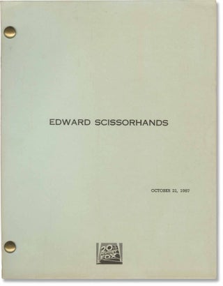 Book #160027] Edward Scissorhands (Original screenplay for the 1990 film). Tim Burton, Caroline...