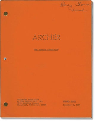 Book #160034] Archer: The Turkish Connection (Original screenplay for the 1975 television...