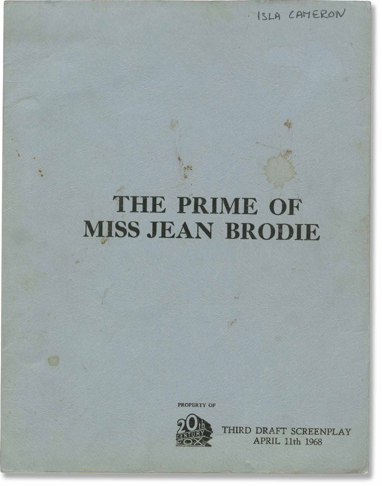 Book #160043] The Prime of Miss Jean Brodie (Original screenplay for the 1969 film, actress Isla...