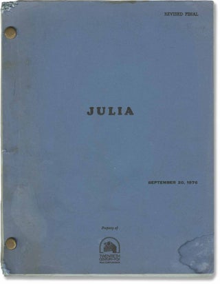 Book #160044] Julia (Two original screenplay drafts for the 1977 film). Vanessa Redgrave Jane...
