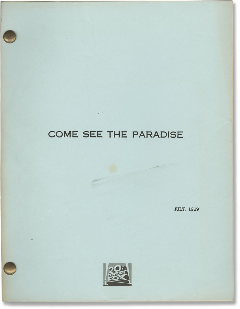 [Book #160092] Come See the Paradise. Tamlyn Tomita Dennis Quaid, Pruitt Taylor Vince, Alan Parker, starring, screenwriter director.
