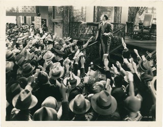Book #160116] American Madness (Two original photographs from the 1932 film). Frank Capra, Robert...