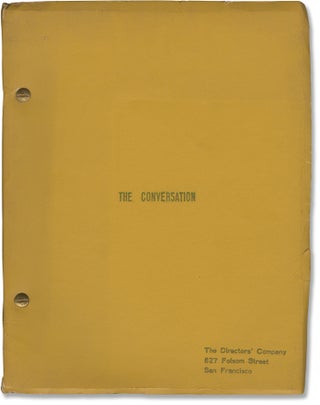 Book #160127] The Conversation (Original screenplay for the 1974 film). Francis Ford Coppola,...