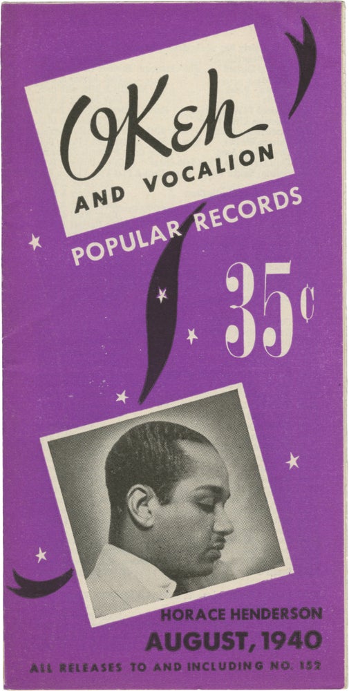 Book #160157] Three original Okeh Records catalogs. OKeh Records, Okeh Records, Otto Heineman...