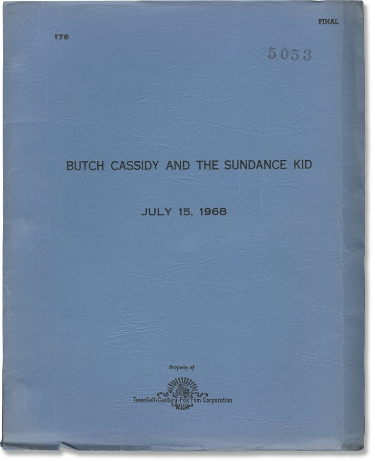 [Book #160167] Butch Cassidy and the Sundance Kid. George Roy Hill, William Goldman, Robert Redford Paul Newman, Katharine Ross, director, screenwriter, starring.
