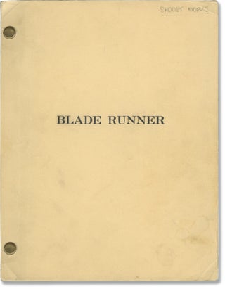 Book #160170] Blade Runner (Original screenplay for the 1982 film). Ridley Scott, Rutger Hauer...