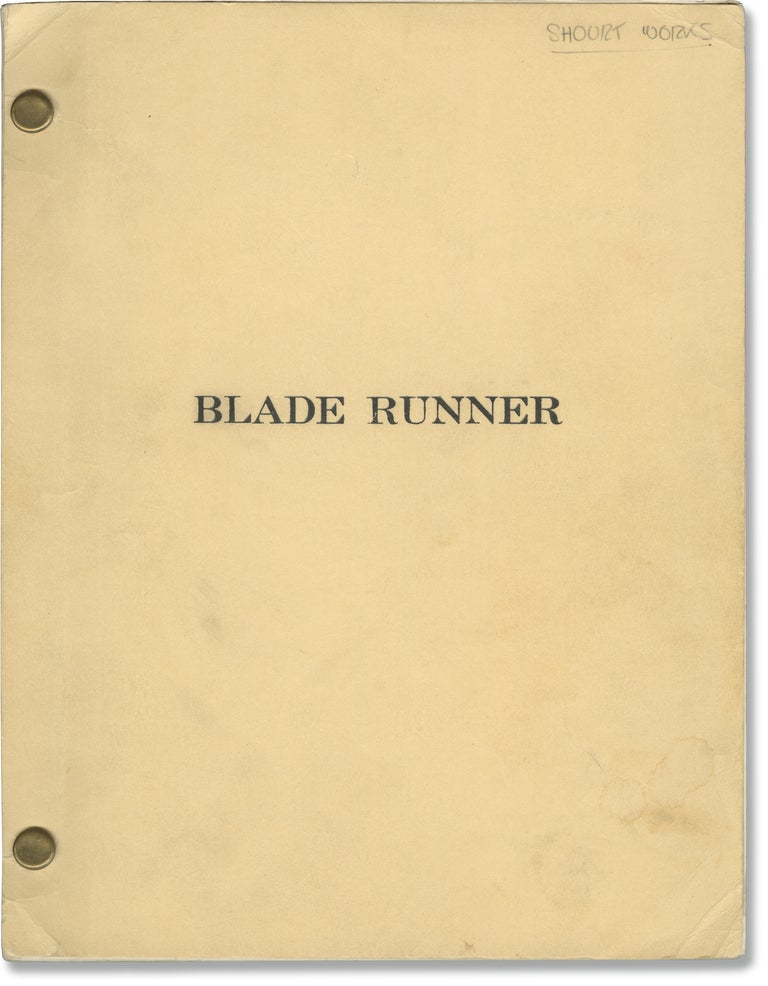 [Book #160170] Blade Runner. Ridley Scott, Rutger Hauer Harrison Ford, Daryl Hannah, Sean Young, Philip K. Dick, David Webb Peoples Hampton Fancher, director, starring, novel, screenwriters.