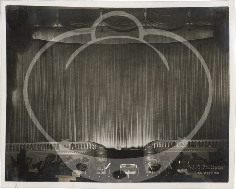 Archive of 41 photographs relating to silent film screenings at the California Theatre, 1919-1921