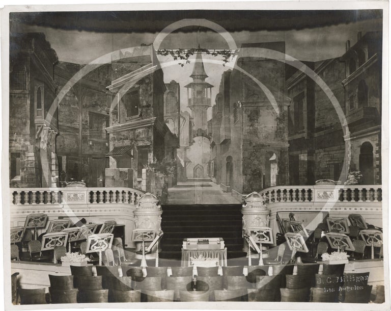 Archive of 41 photographs relating to silent film screenings at the California Theatre, 1919-1921
