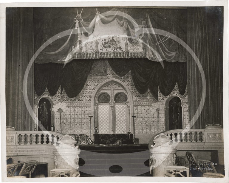 Archive of 41 photographs relating to silent film screenings at the California Theatre, 1919-1921