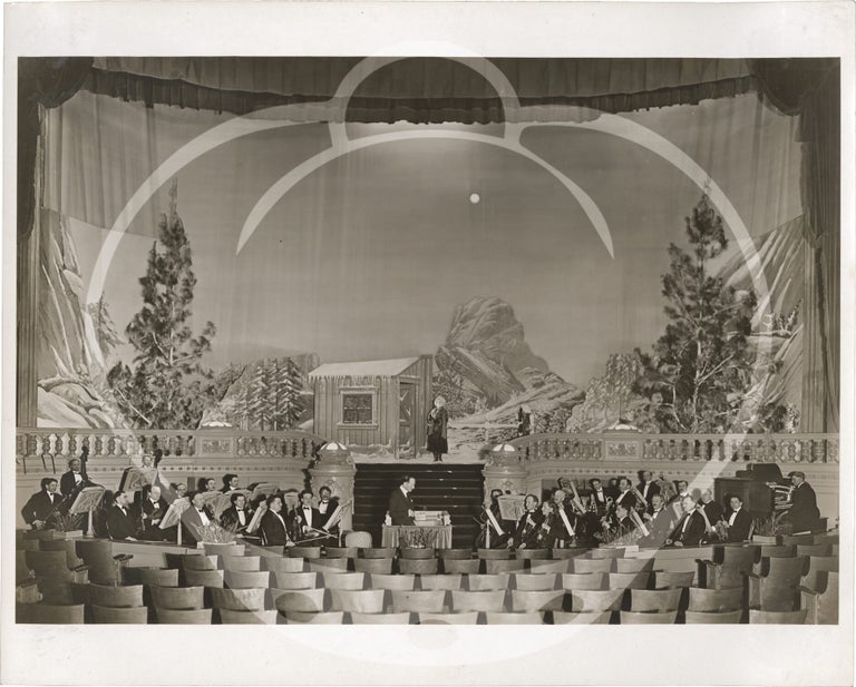Archive of 41 photographs relating to silent film screenings at the California Theatre, 1919-1921