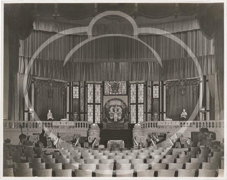 Archive of 41 photographs relating to silent film screenings at the California Theatre, 1919-1921