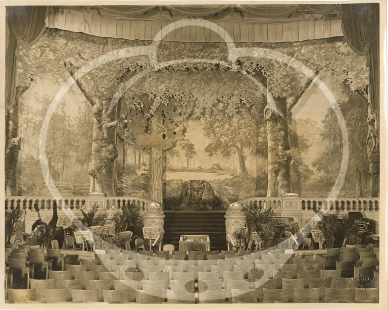 Archive of 41 photographs relating to silent film screenings at the California Theatre, 1919-1921