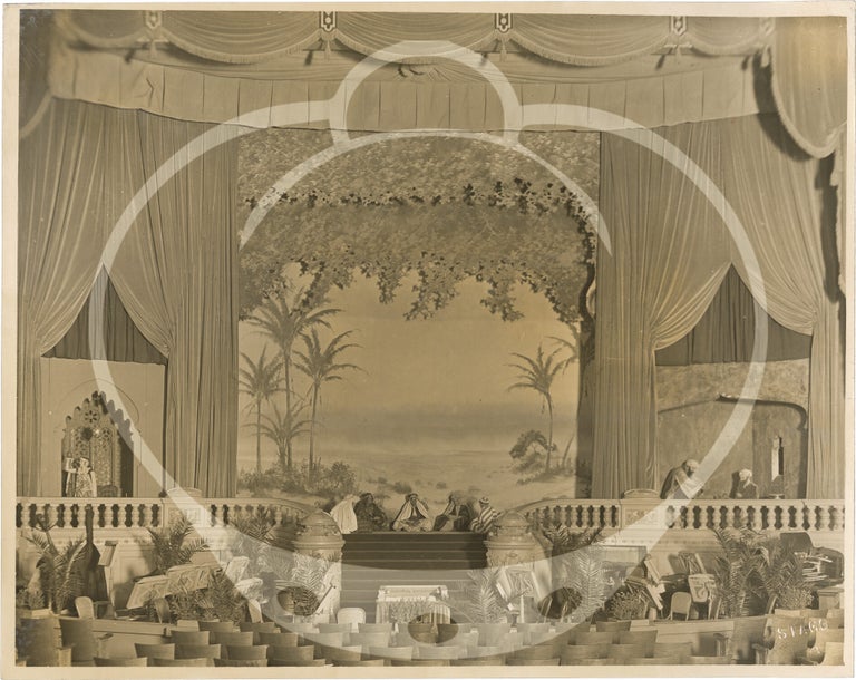 Archive of 41 photographs relating to silent film screenings at the California Theatre, 1919-1921