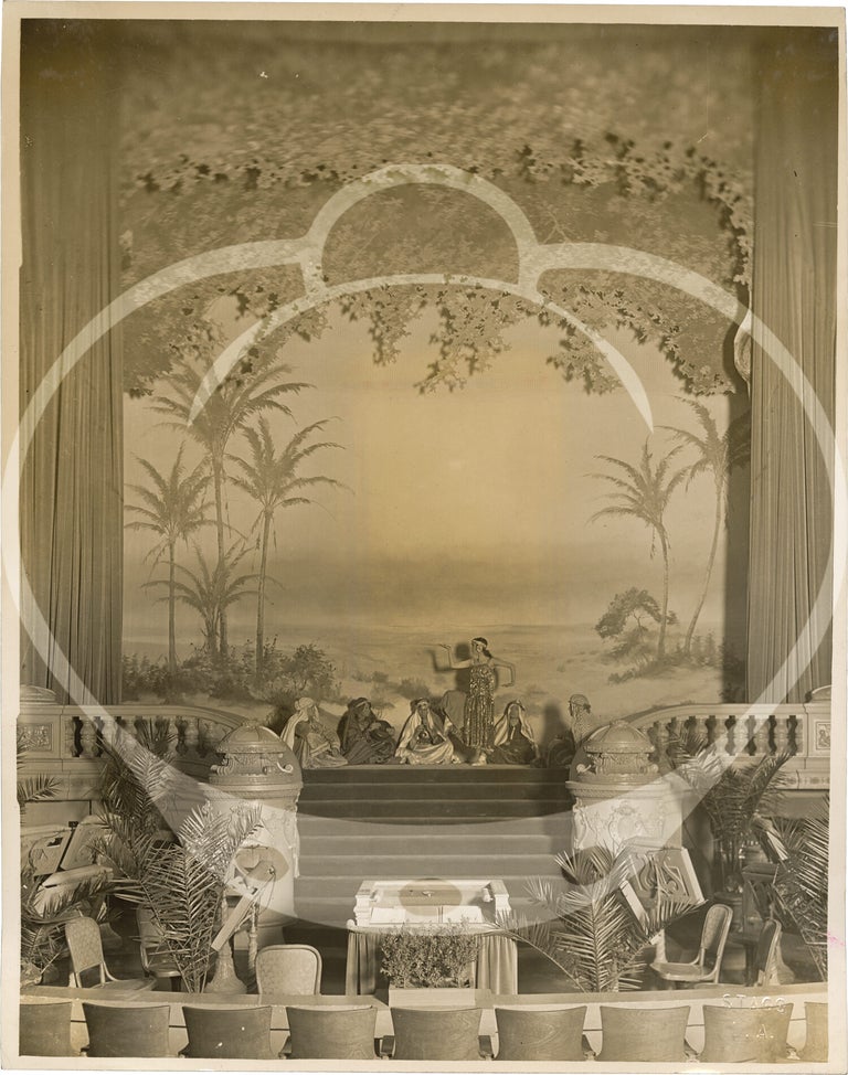 Archive of 41 photographs relating to silent film screenings at the California Theatre, 1919-1921