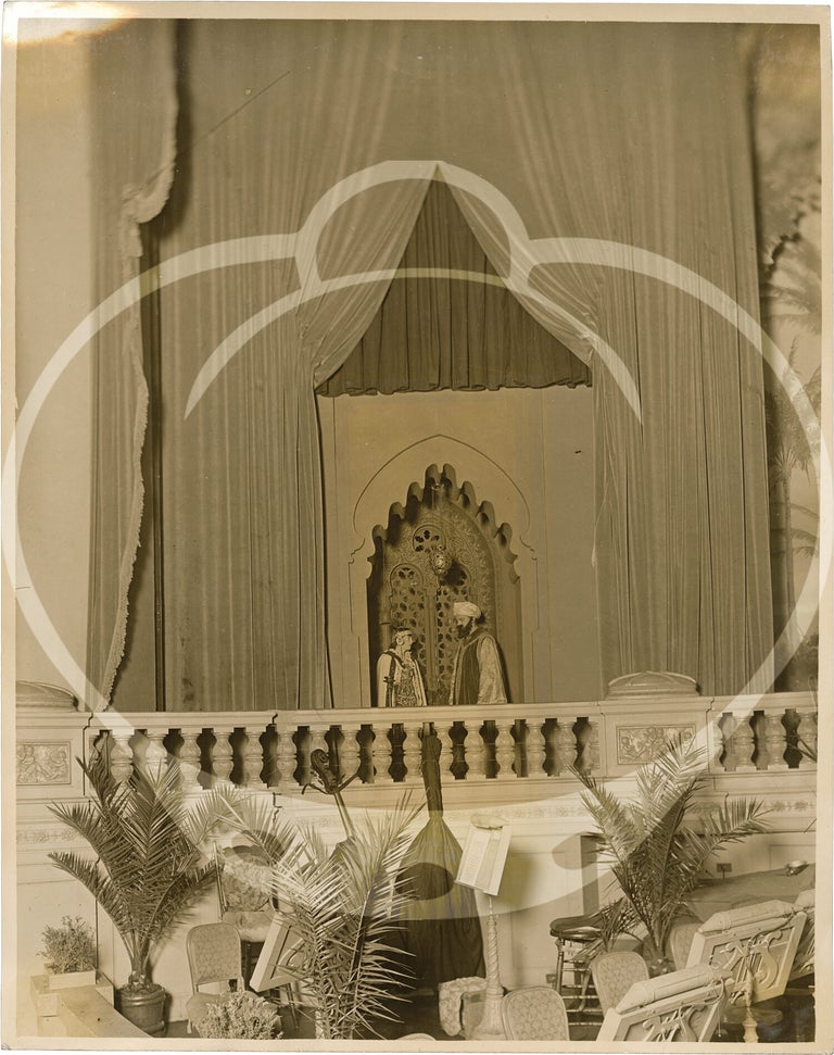 Archive of 41 photographs relating to silent film screenings at the California Theatre, 1919-1921