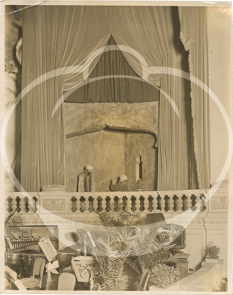 Archive of 41 photographs relating to silent film screenings at the California Theatre, 1919-1921