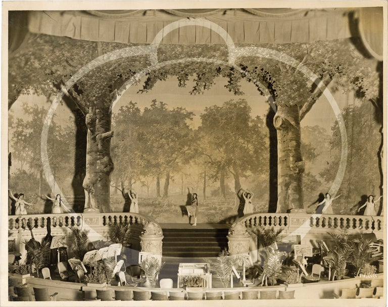 Archive of 41 photographs relating to silent film screenings at the California Theatre, 1919-1921