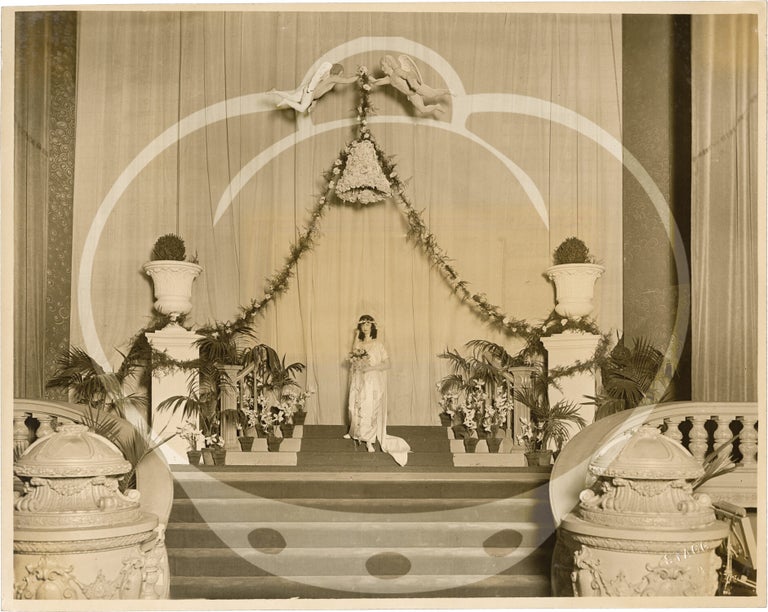 Archive of 41 photographs relating to silent film screenings at the California Theatre, 1919-1921