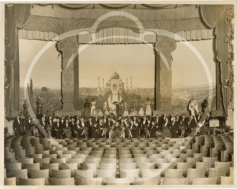 Archive of 41 photographs relating to silent film screenings at the California Theatre, 1919-1921