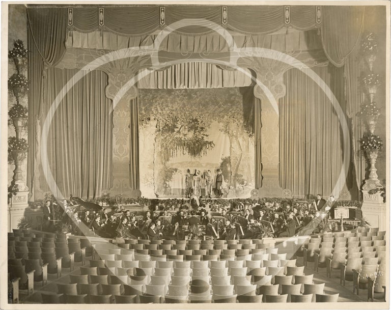 Archive of 41 photographs relating to silent film screenings at the California Theatre, 1919-1921