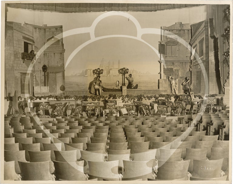 Archive of 41 photographs relating to silent film screenings at the California Theatre, 1919-1921