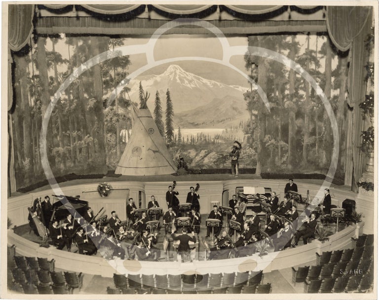 Archive of 41 photographs relating to silent film screenings at the California Theatre, 1919-1921