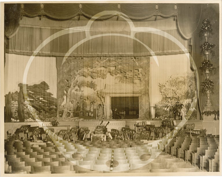 Archive of 41 photographs relating to silent film screenings at the California Theatre, 1919-1921